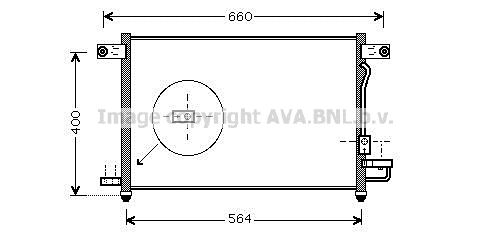 AVA QUALITY COOLING Конденсатор, кондиционер DW5061D